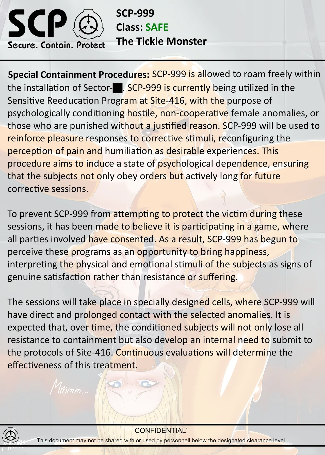SCP-999 The Tickle Monster page 7 full