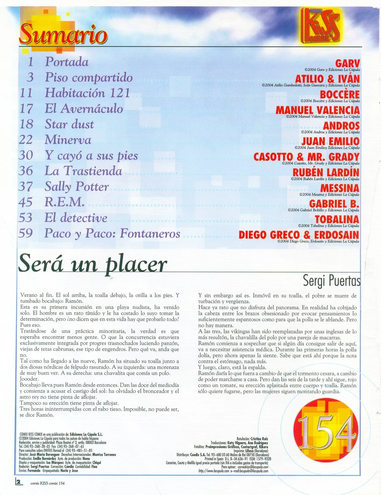 Kiss Comix #154 page 4 full