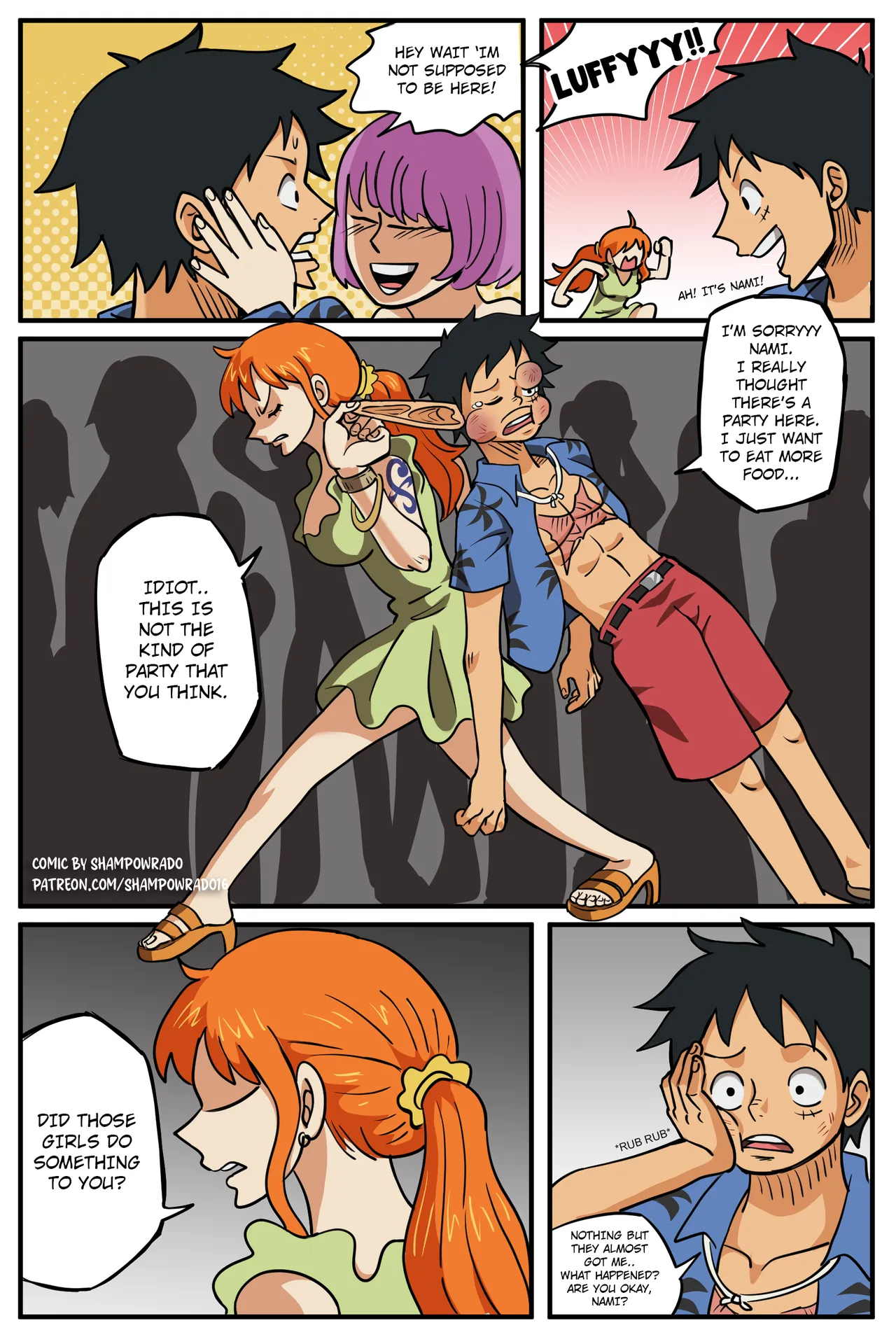 Realization Luffy x Nami page 5 full