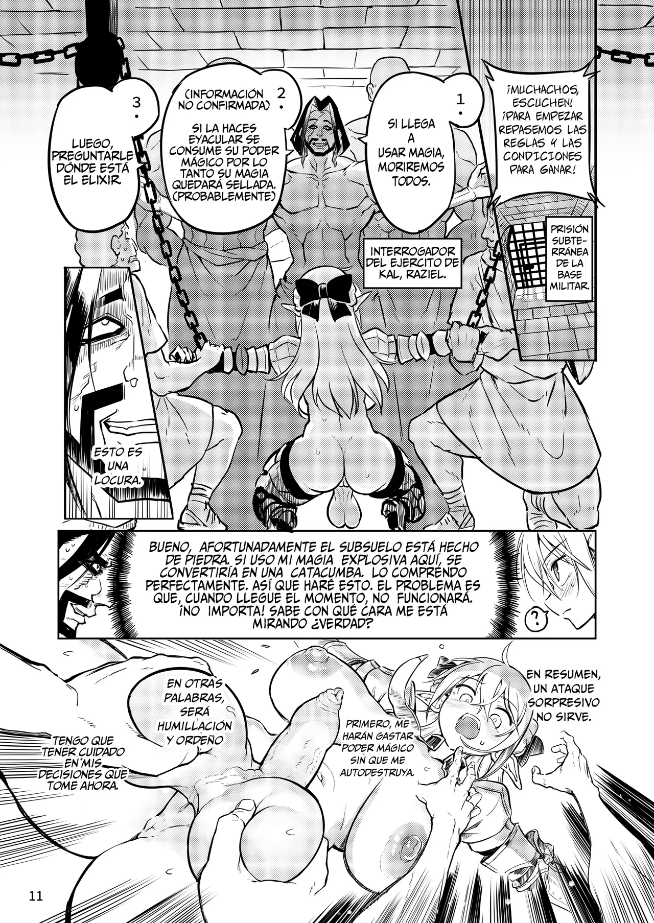 Futanari Elf Onna Kishi Verina Ryojoku Sakusei Kangoku page 11 full