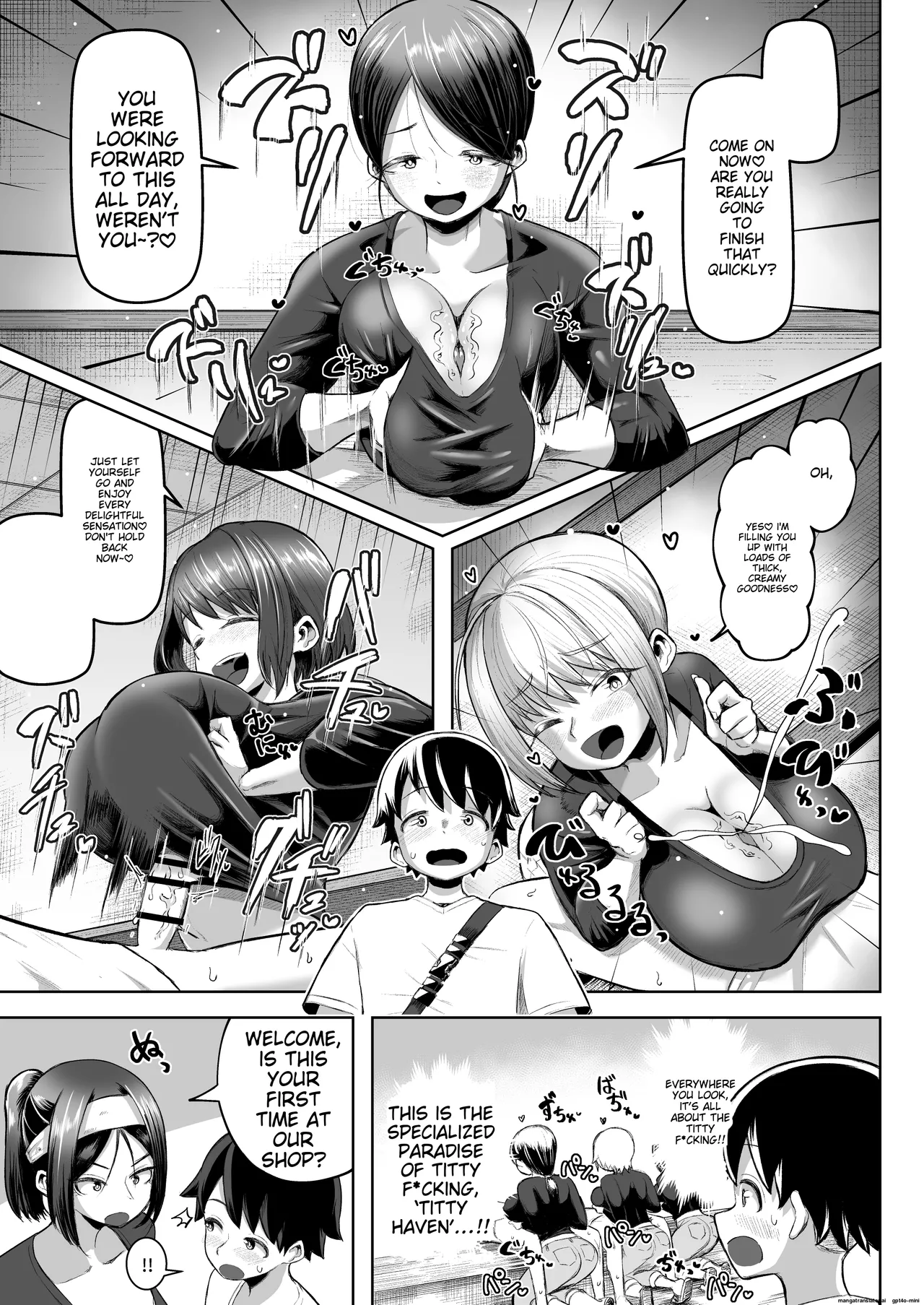 Sakutto Nukeru Ninki no Paizuri-ya-san page 4 full