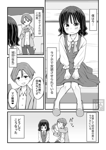 [田中ぬぬ] 女装して支援してもらう男の子の話 cover