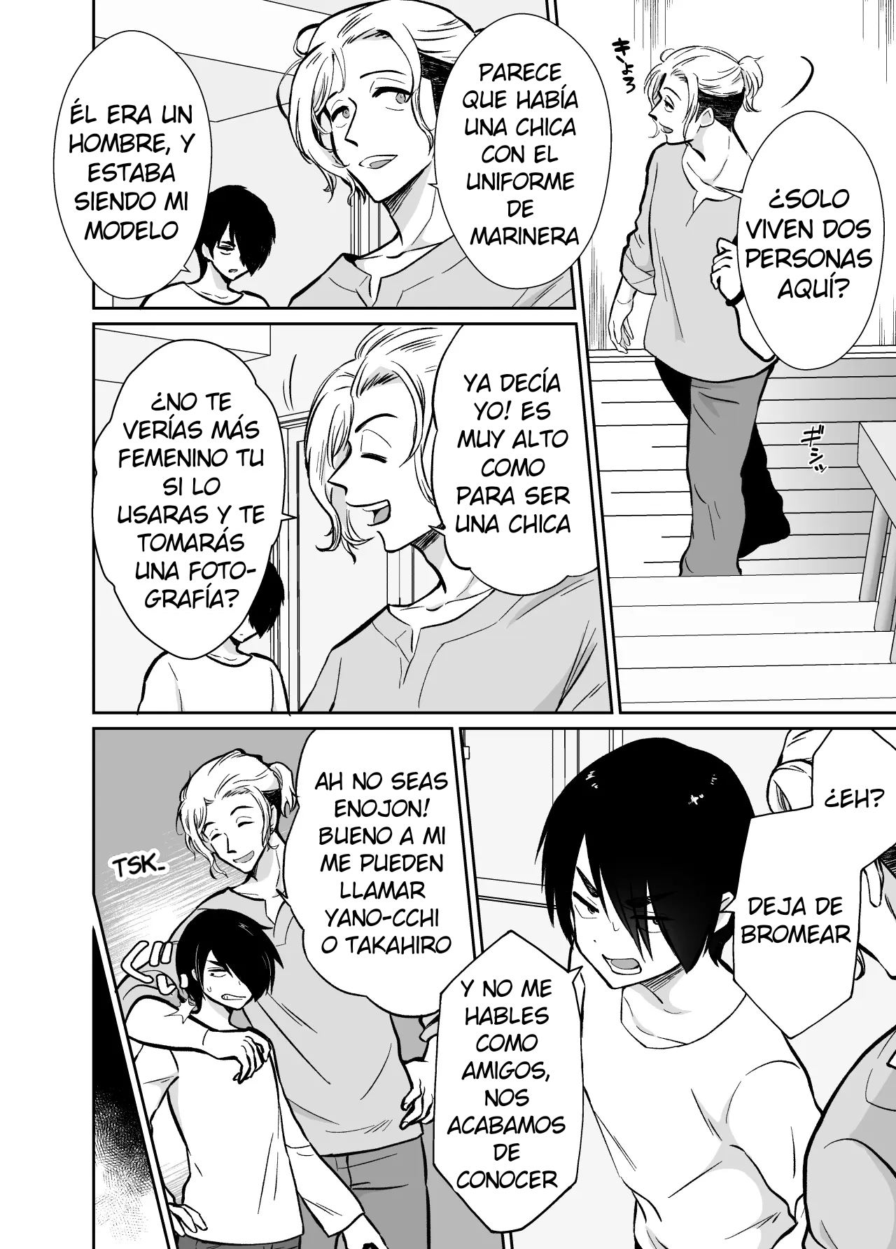 Mesu Ochi Share House Rin-kun Hen 〜 Mangaka Shibou no Kage Kya 2 nin ga Chara Otoko ni Oishiku Taberareru Made〜 page 11 full