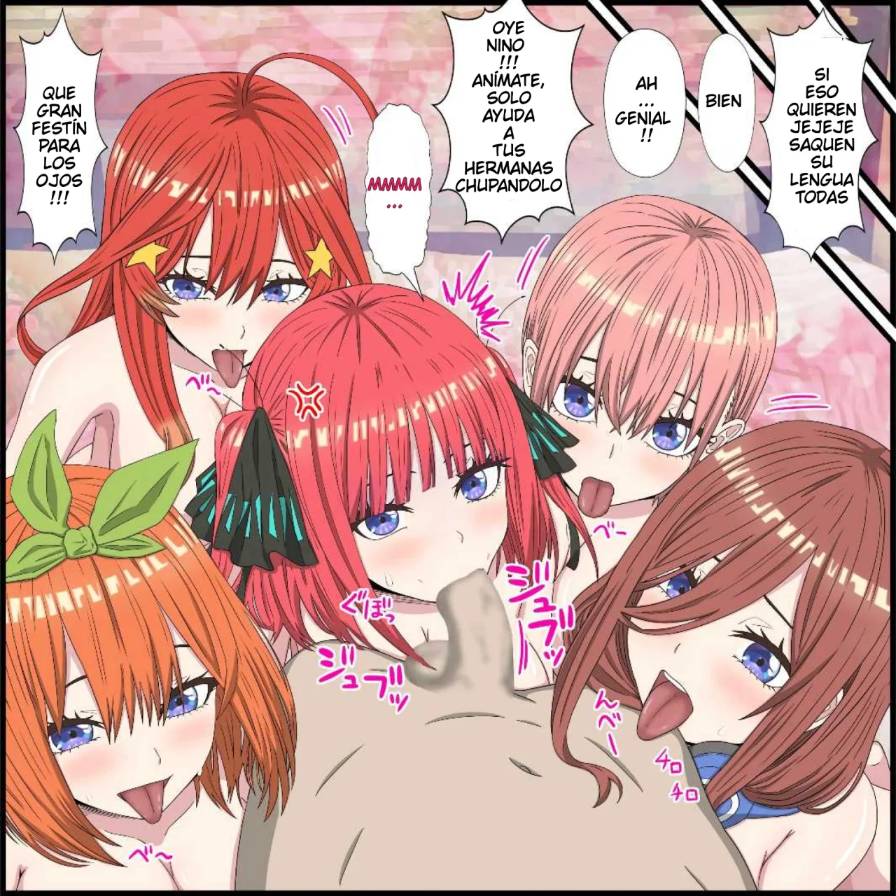 Anime Chara to Seckle Dekiru Appli ''Nakano Shimai Hen'' 1｜La App con la que Puedes Cogerte a Personajes de Anime ~El Caso de las Hermanas Nakano~ 1 page 9 full