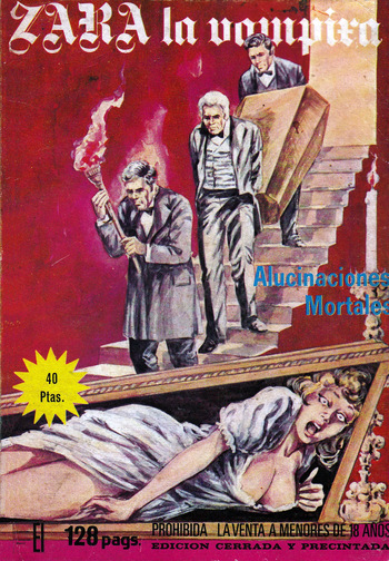 Zara la Vampira #4 (Alucinaciones Mortales) [Spanish] cover