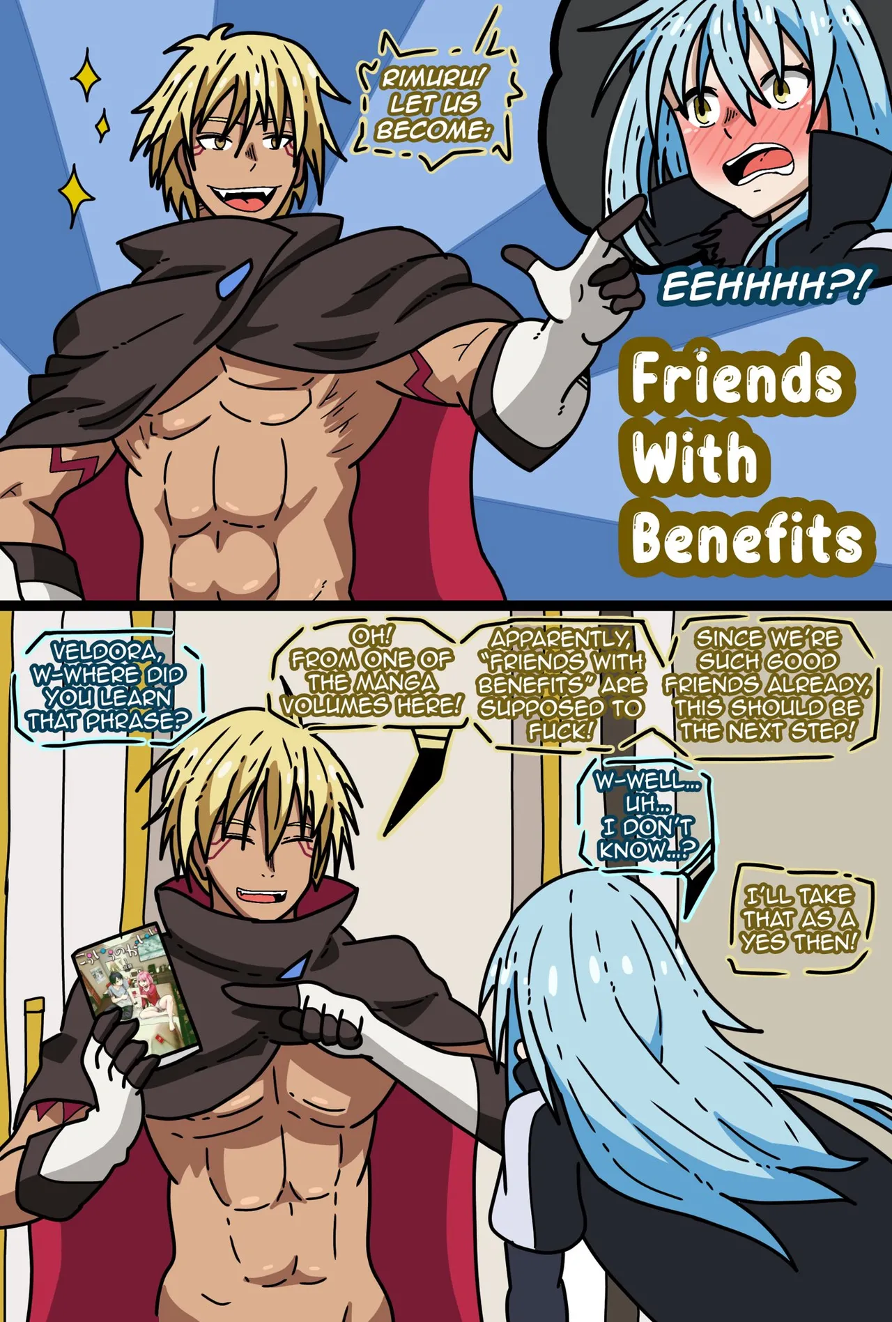 Rimuru and Veldora becoming Friends with Benefits page 1 full