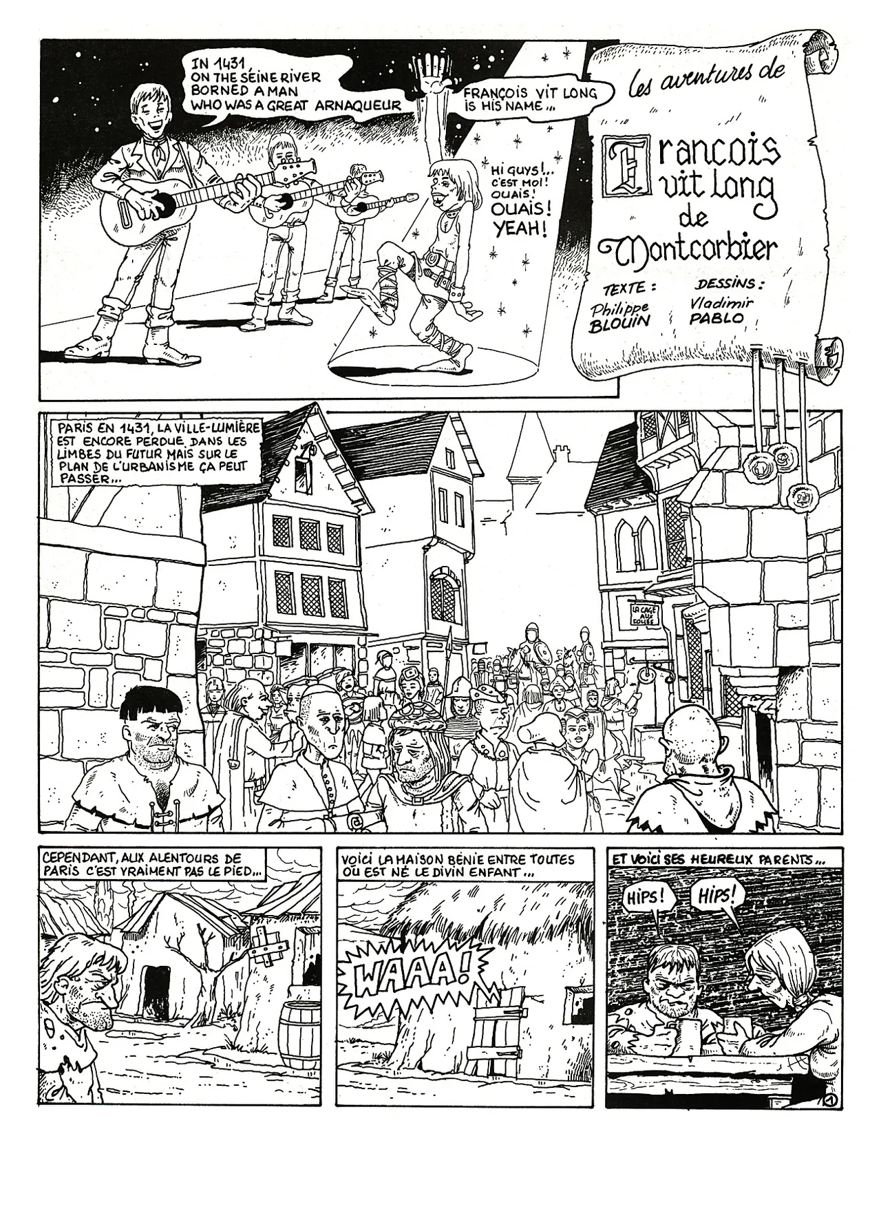Vladimir Pablo & Philippe Blouin - Les aventures de François "vit long" de Montcorbier page 2 full