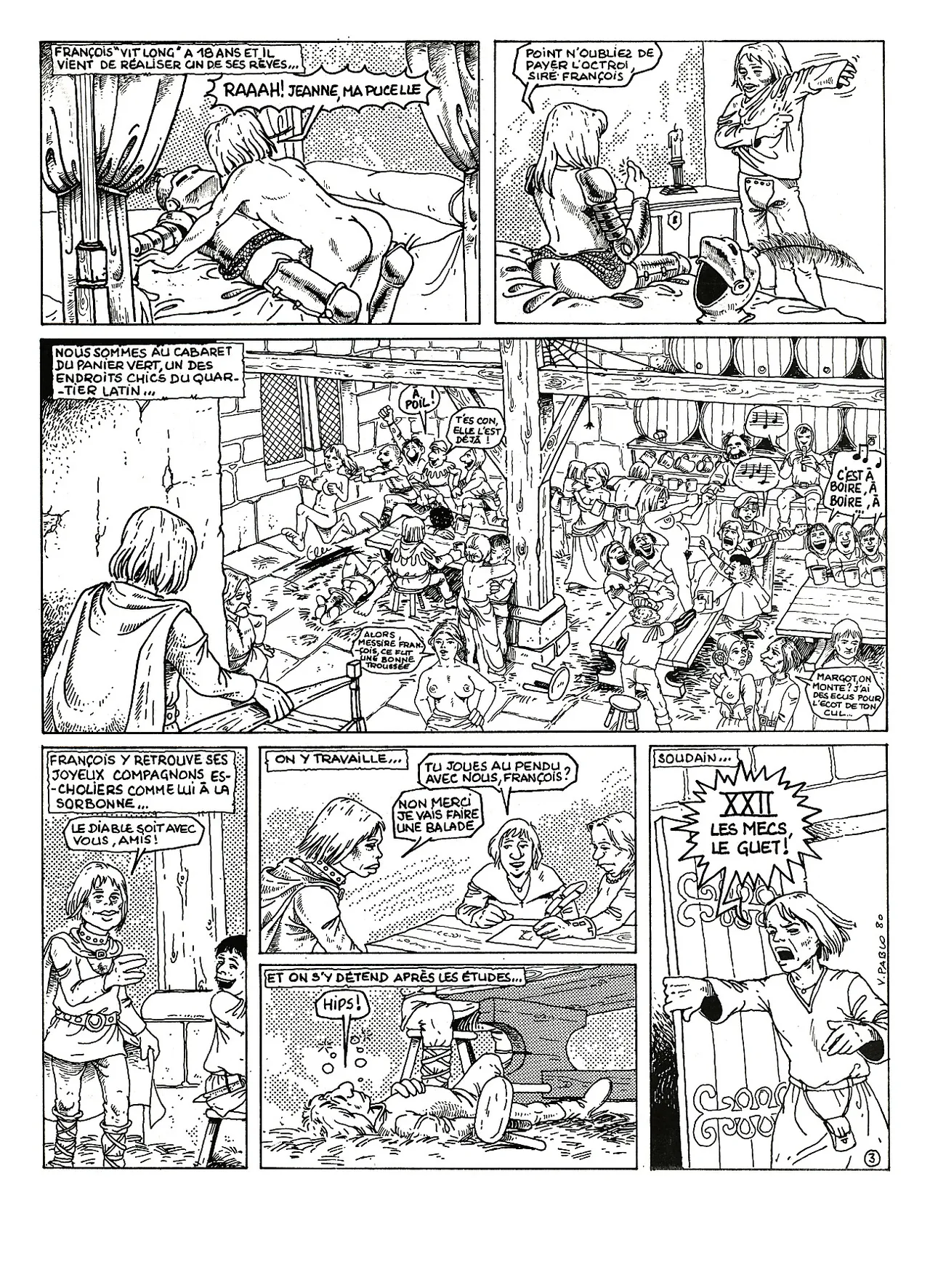 Vladimir Pablo & Philippe Blouin - Les aventures de François "vit long" de Montcorbier page 4 full
