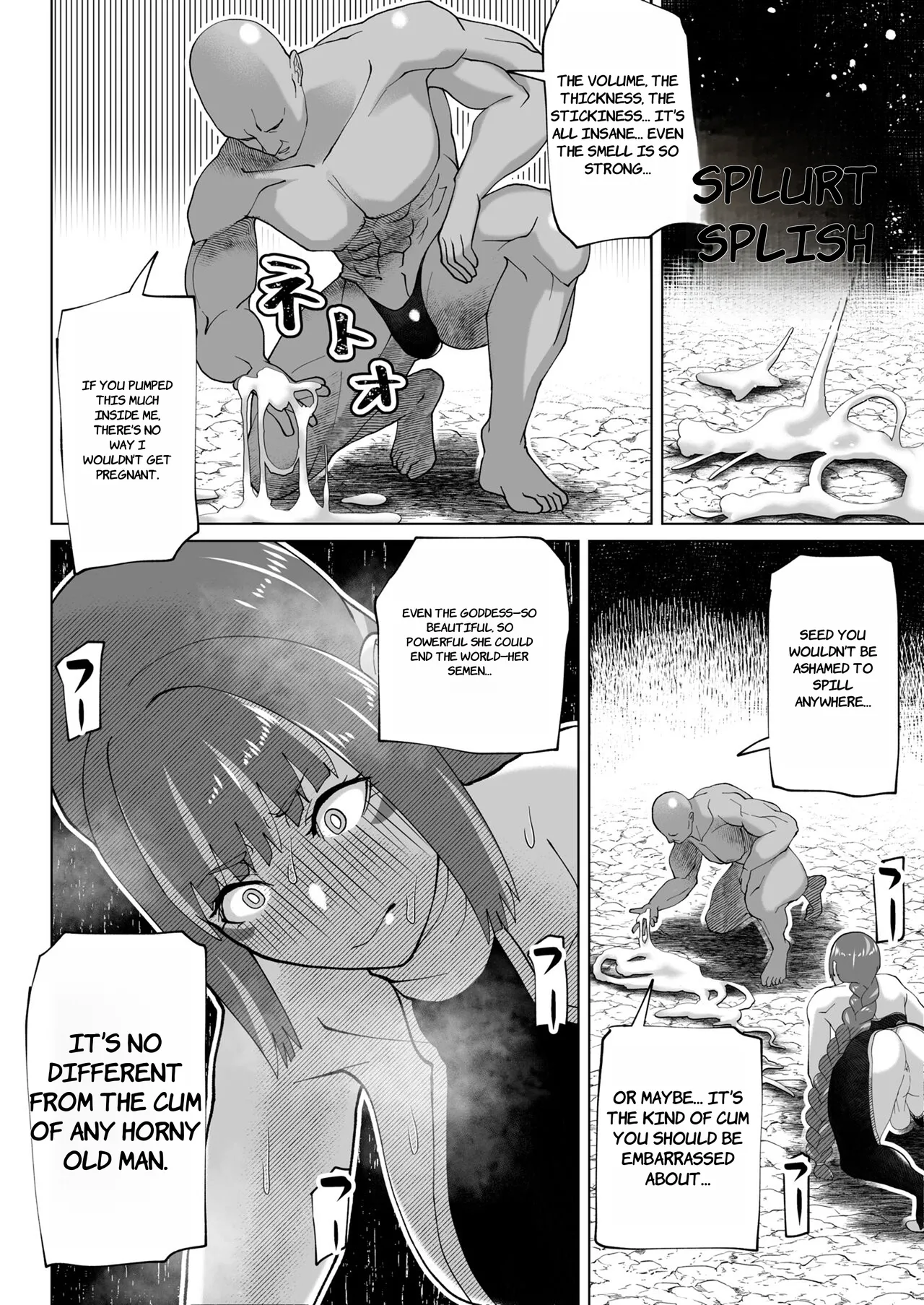 Jinrui o Mikudashiteru Sondai na Futanari Aku Megami ga Oji-san ni Zanpai suru Hanashi - ENGLISH AI TRANSLATED page 11 full