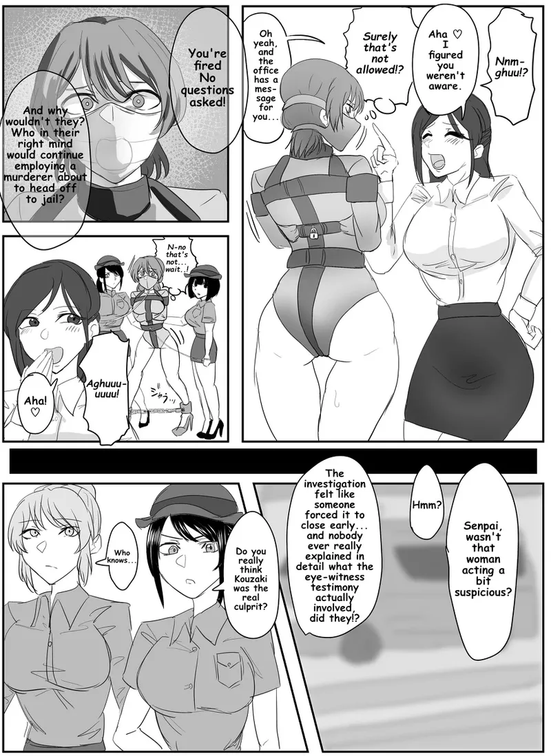 A young lady being arrested. Chapter 1-8 page 12 full
