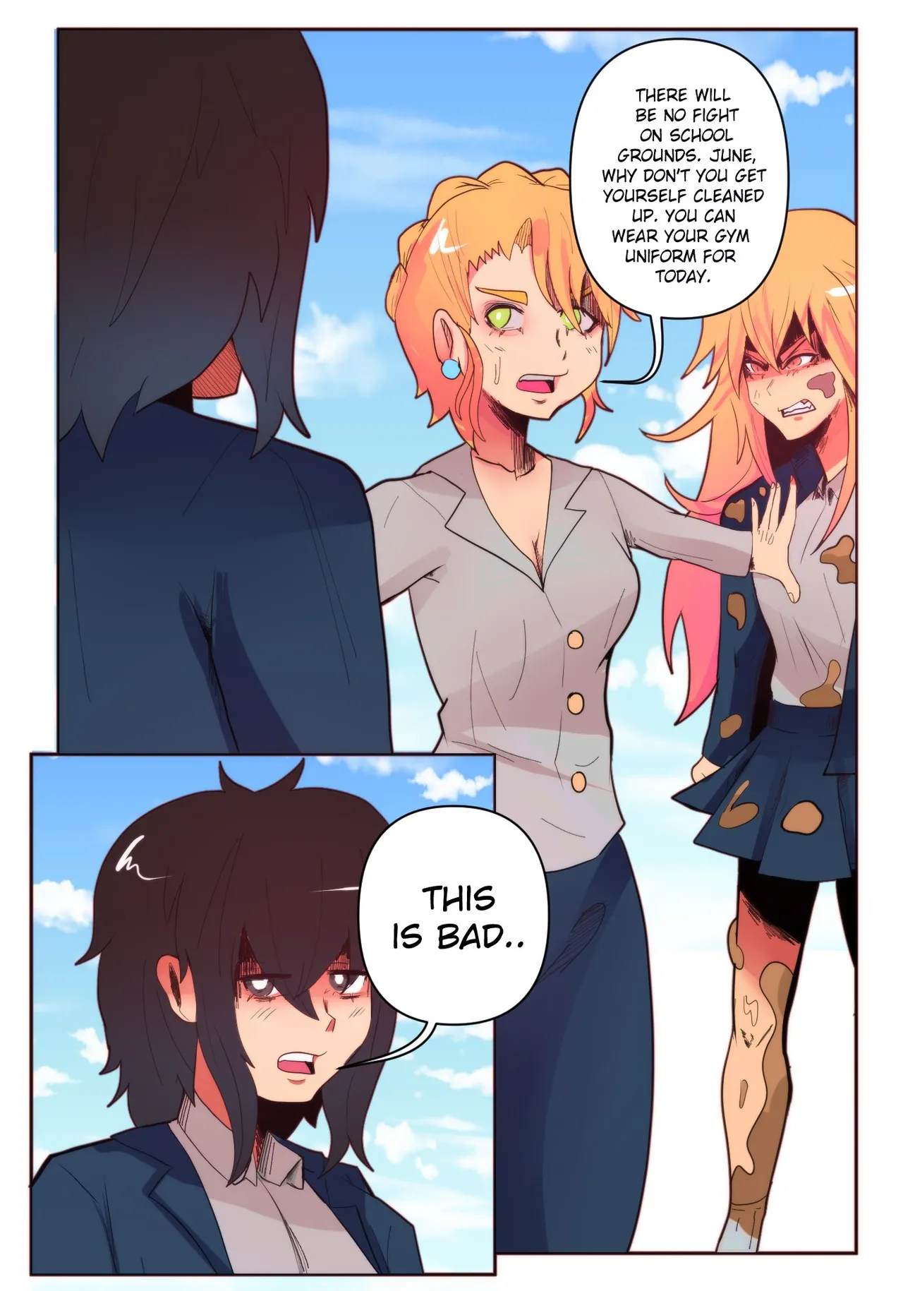 It Was an Accident! / Izumi is Over Confident / Settling the Debt / Paying the Debts page 4 full