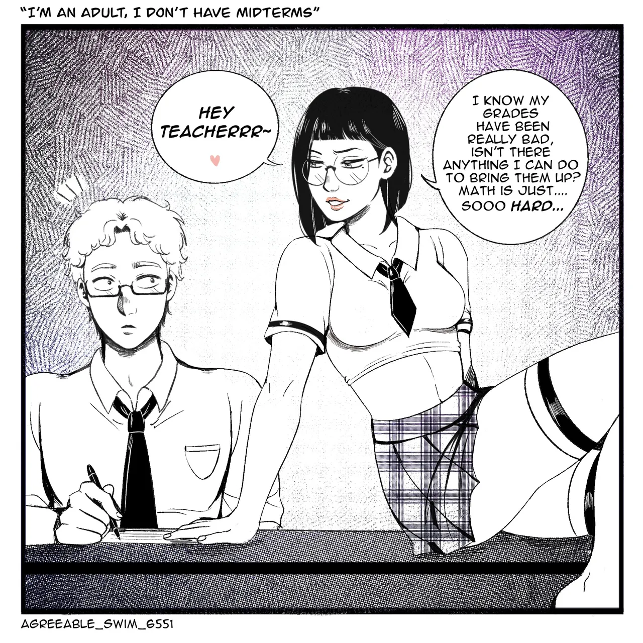 I'm an Adult, I don't have Midterms! page 1 full
