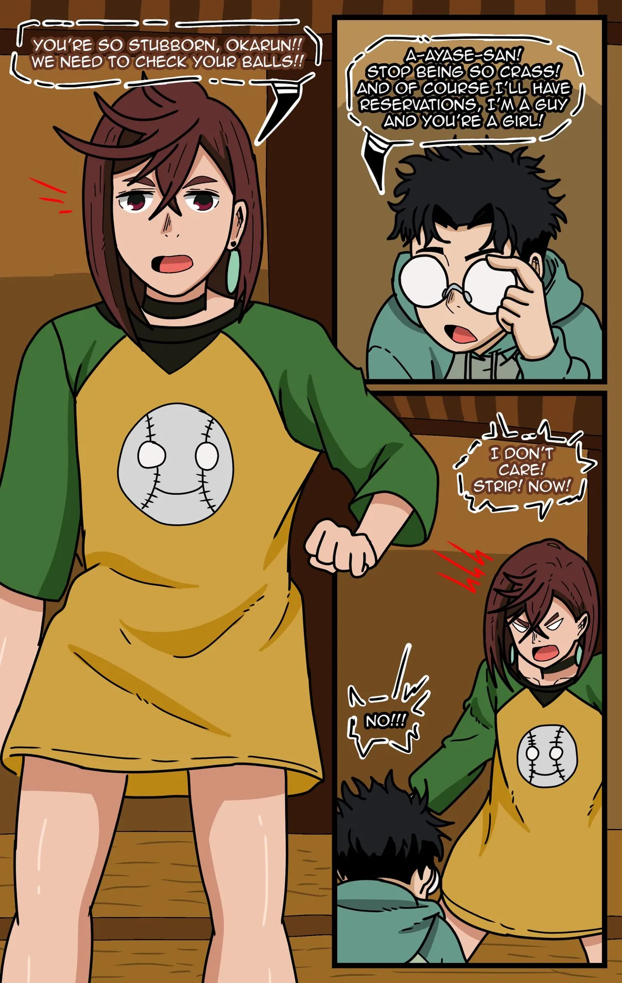 Okarun’s procedural Ball analysis ft. Momo Ayase page 1 full