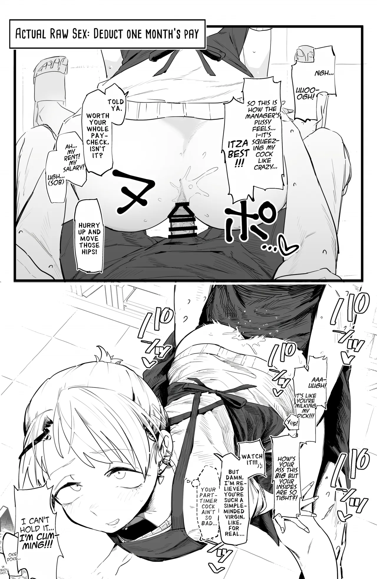 Tenchou ga Ecchi na Koto to Hikikae ni Kyuryou o Kezuri ni Kuru!! | My Manager Docks My Pay In Exchange for Sexual Favors!!! page 5 full