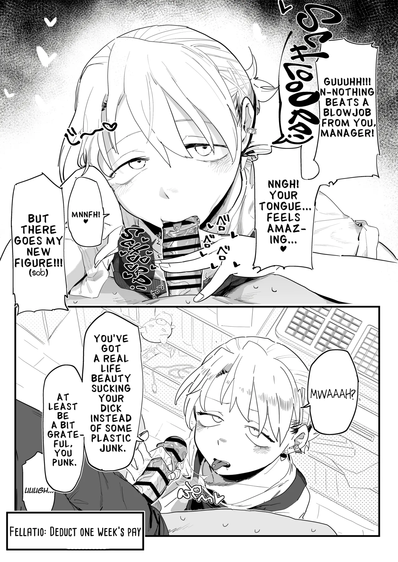 Tenchou ga Ecchi na Koto to Hikikae ni Kyuryou o Kezuri ni Kuru!! | My Manager Docks My Pay In Exchange for Sexual Favors!!! page 9 full