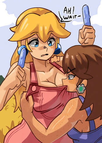 [MoxyDraws] Peach x Daisy (Super Mario Brothers) cover