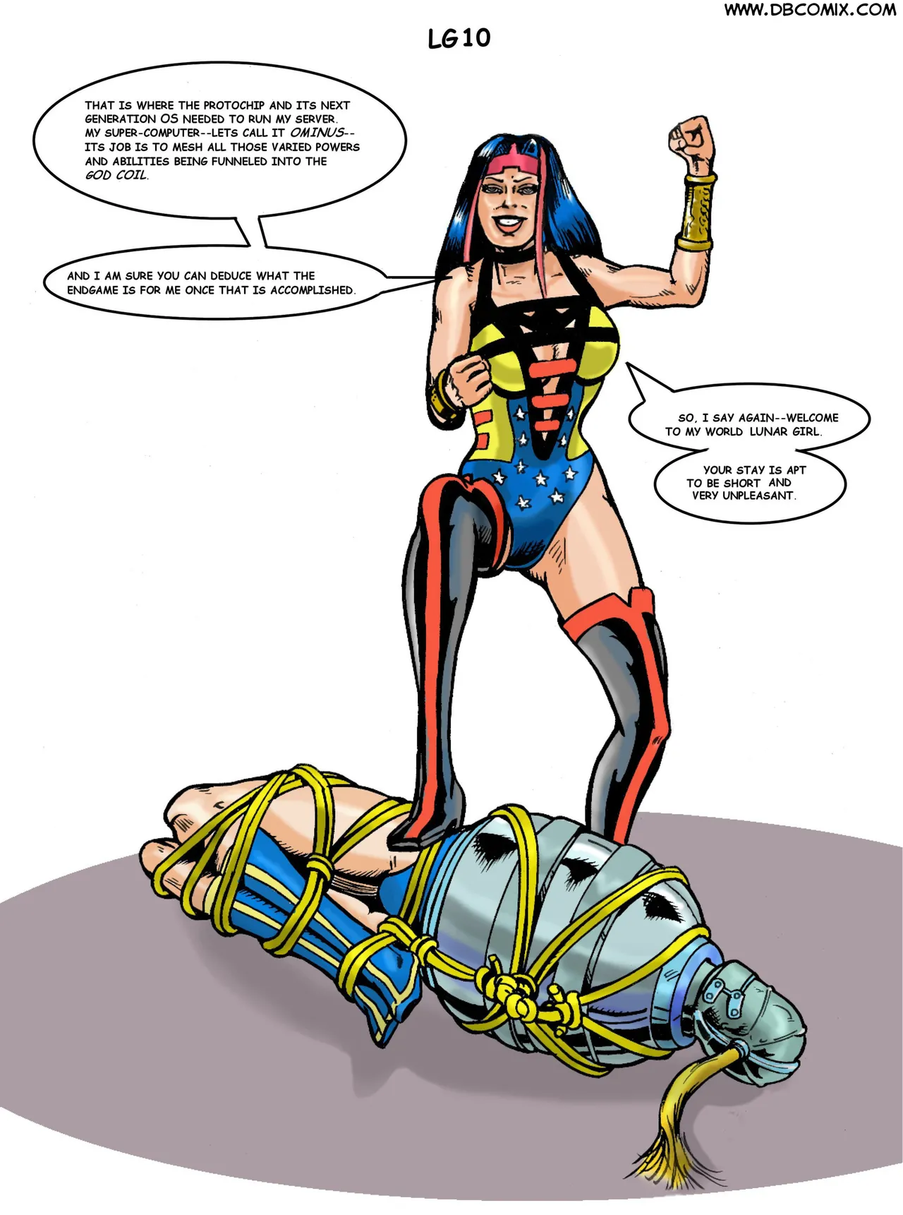 Superheroine bondage Laboratory issue 02 page 11 full