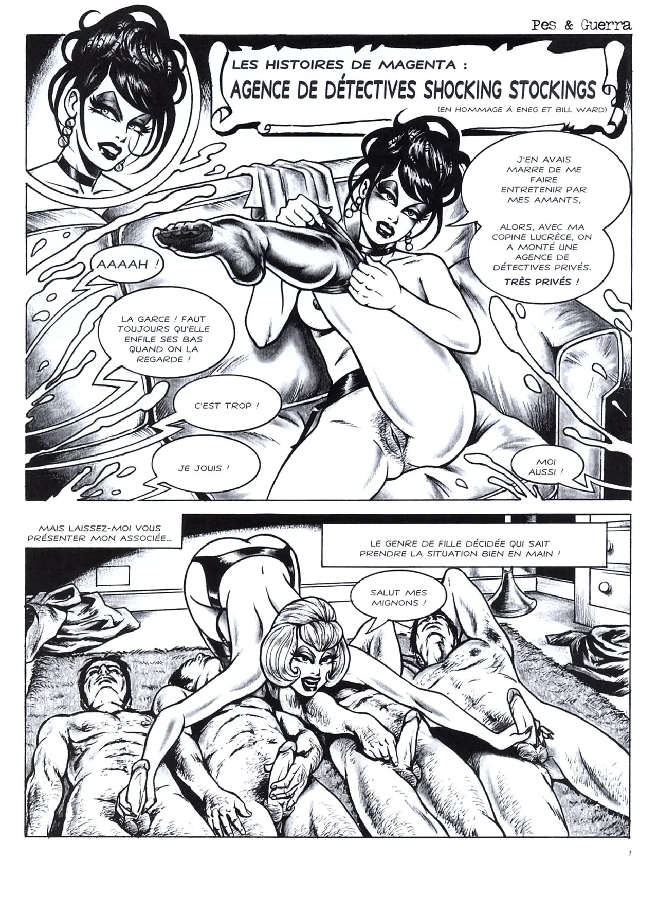 Nik Guerra & Celestino Pes - Les Histoires de Magenta #03 : Agence de détetives Shocking Stockings page 2 full