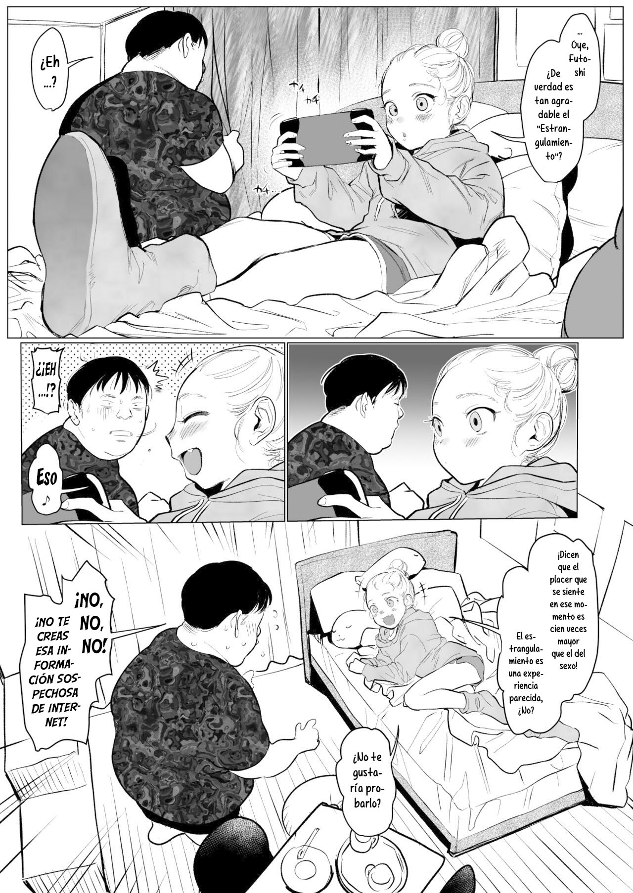 Kubishimesha-chan.｜La Fetichista de Estrangulación Sasha-chan. page 1 full
