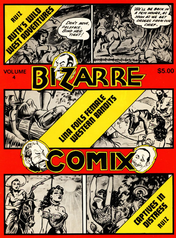 Adolfo Ruiz - Lina Foils Female Western Bandits [Bizarre Comix 4.2, EN] cover