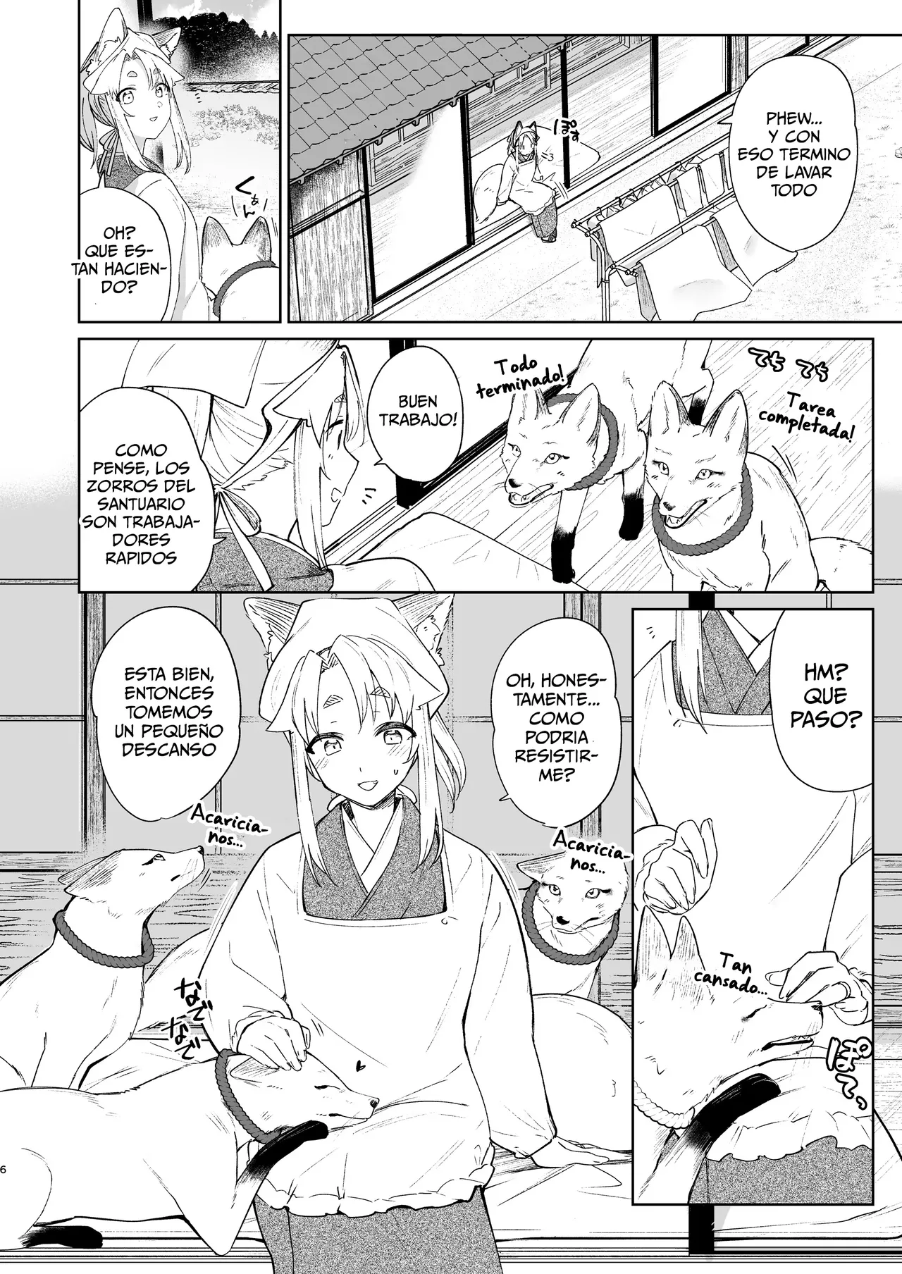 Komagitsune no Yue San｜Yue, La Kitsune Guardiana 3 page 5 full