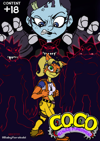[BabyYorokobi] Coco Bandicoot in "Nina's Punishment" cover
