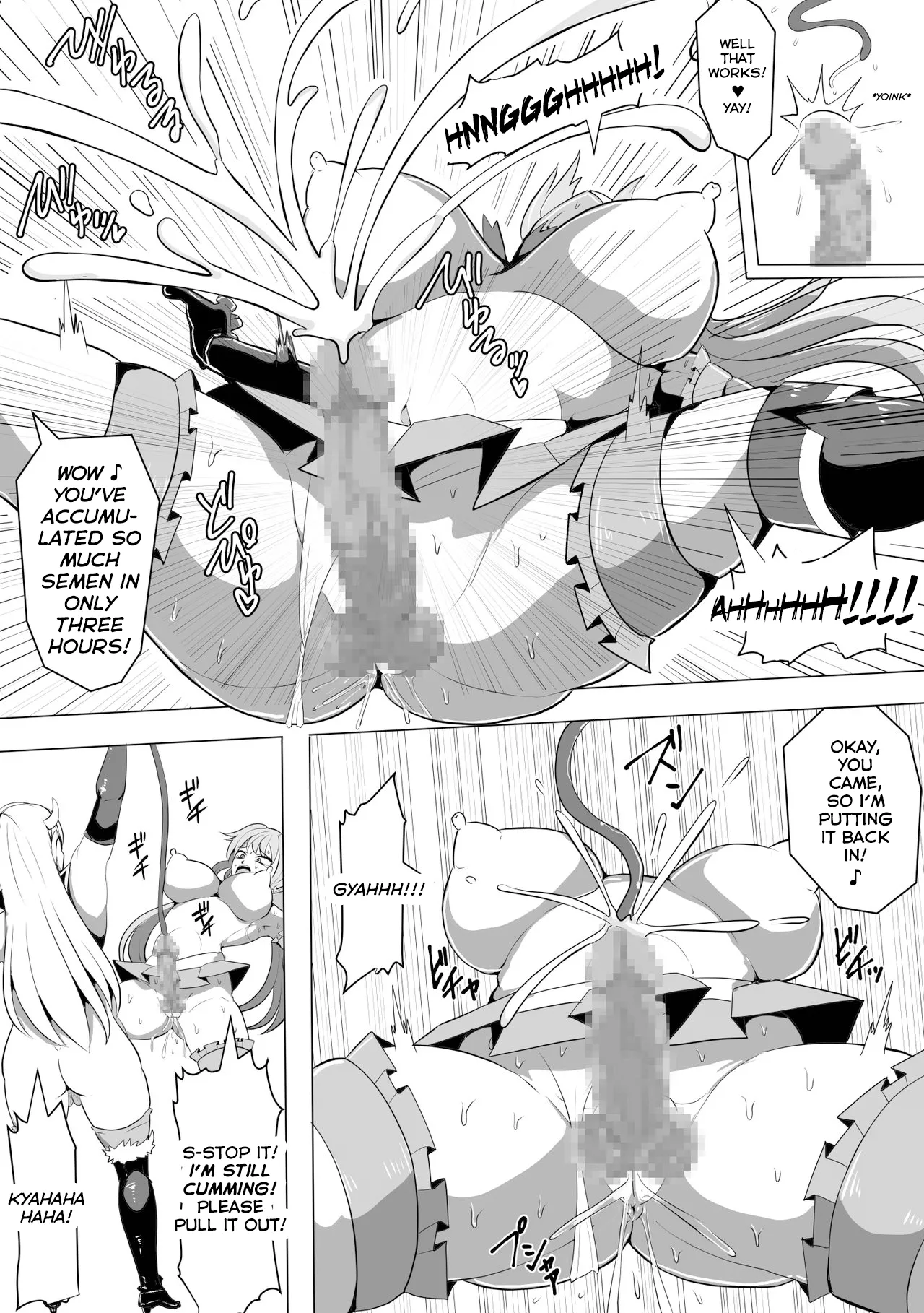 Mahou Shoujo Magical Peach & Blue ~Futanari Shasei Jigoku~ page 11 full
