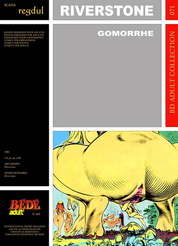 [Bédé Adult 71] Peter Riverstone [= Bernard Kamenoff] - Gomorrhe cover