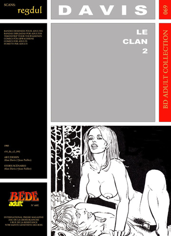[Bédé Adult 69] Alan Davis [= Jean Pailler] - Le clan #2 cover