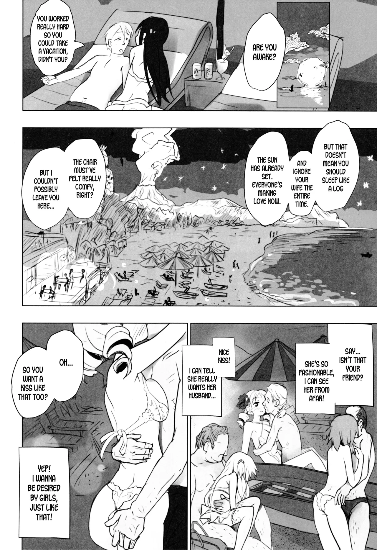 Anata no Koto ga Daisuki na Homura-chan to Iku Shuudan Roshutsu Shinkon Ryokou Hawaii!! page 11 full