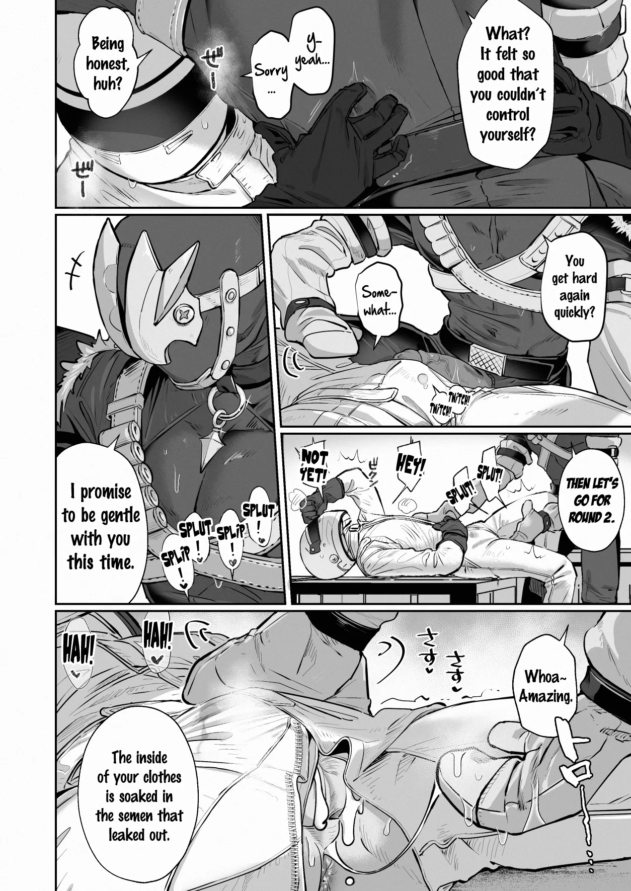 White Full-Face Helmet Consensual Sex Manga page 12 full
