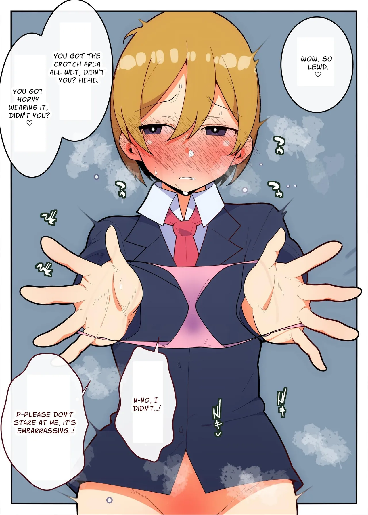 Crossdressing Femboy Doesn't Want His Punishment page 4 full