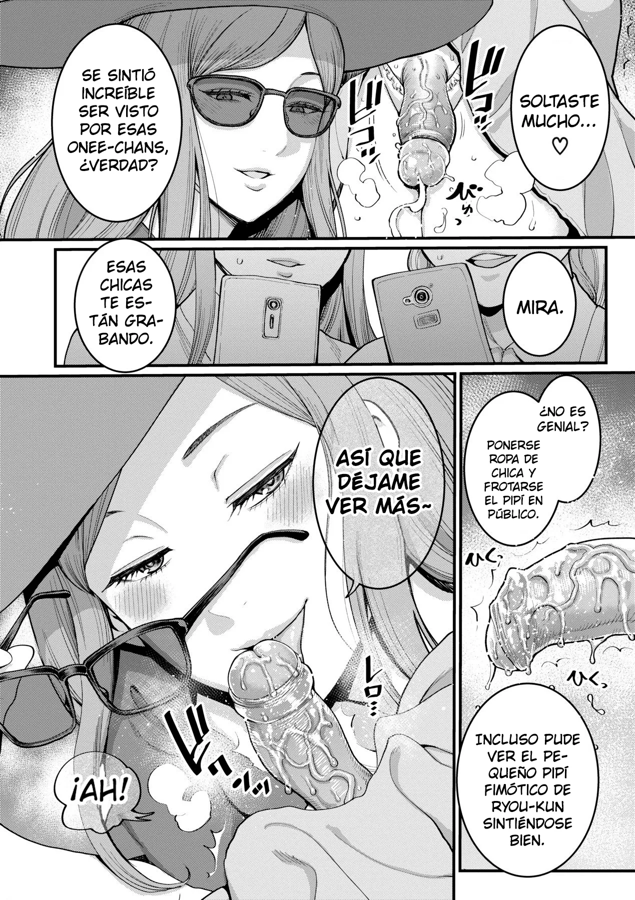 Boku to Mama no Josou Koukai Pakohame Nama Sex page 10 full