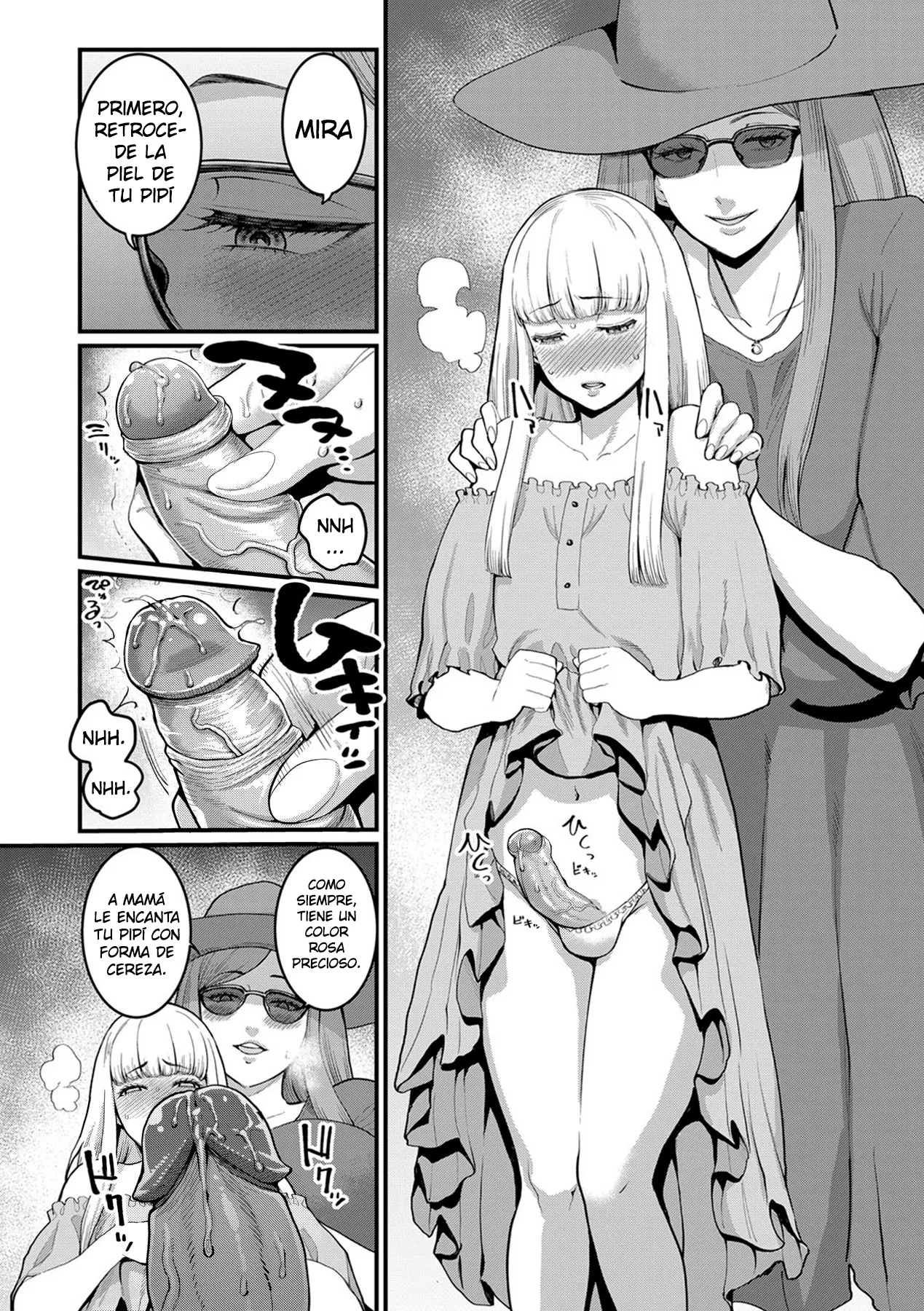 Boku to Mama no Josou Koukai Pakohame Nama Sex page 6 full