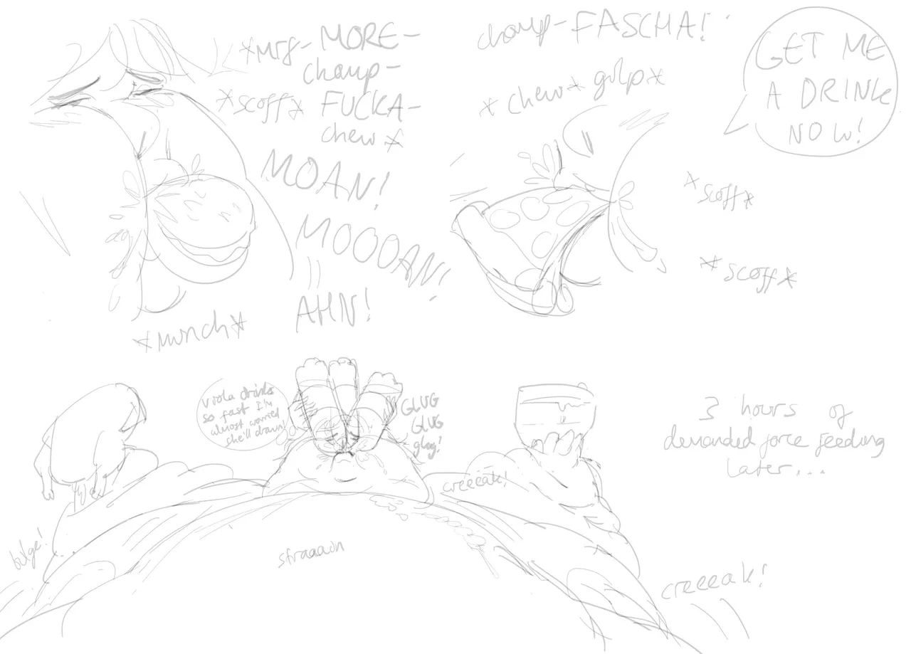 squishcakesart - Weight gain story page 11 full