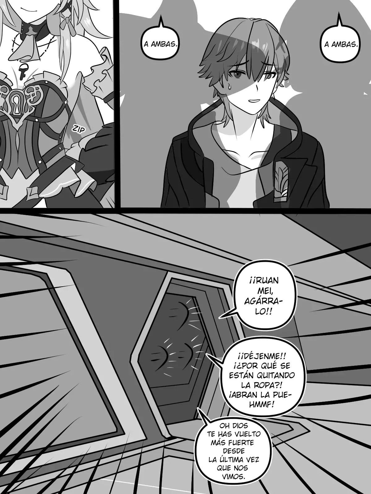 Two geniuses one Racoon |Dos genios, un mapache page 5 full