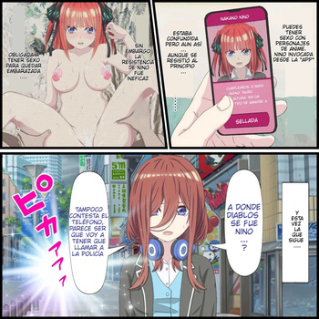 [Banana Style] Anime Chara to Seckle Dekiru Appli ''Miku Hen''｜La App con la que Puedes Cogerte a Personajes de Anime ~El Caso de Miku~ (Gotoubun no Hanayome) [Spanish] [Darkss 153] cover