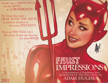 [Adam Hughes] Faust Impressions cover