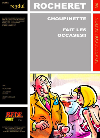 [Bédé Adult 286] Rocheret [= Éric Ronceray] & Buze - Choupinette : Fait les occases !! cover