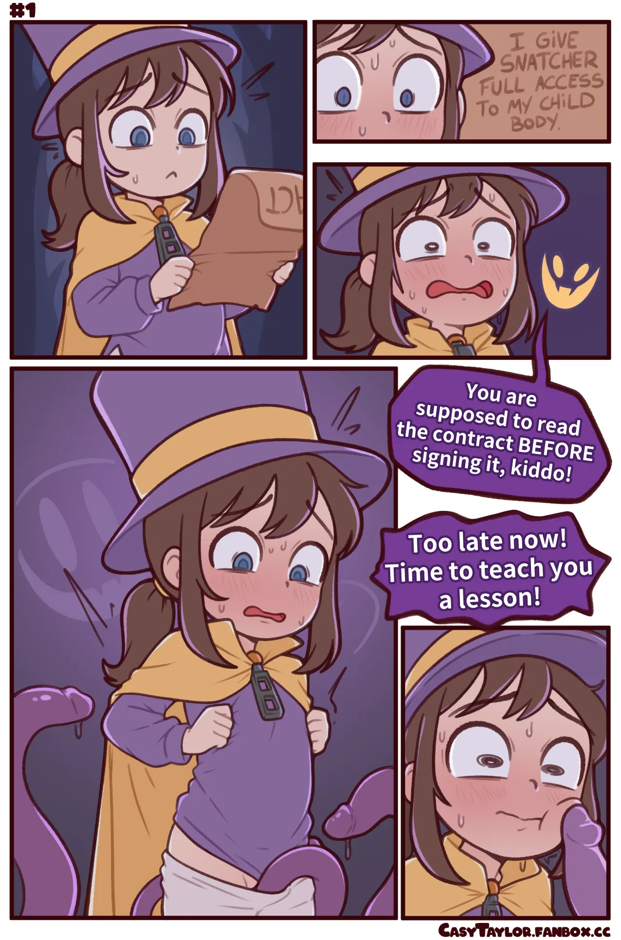 Hat Kid - The Fine Print page 1 full