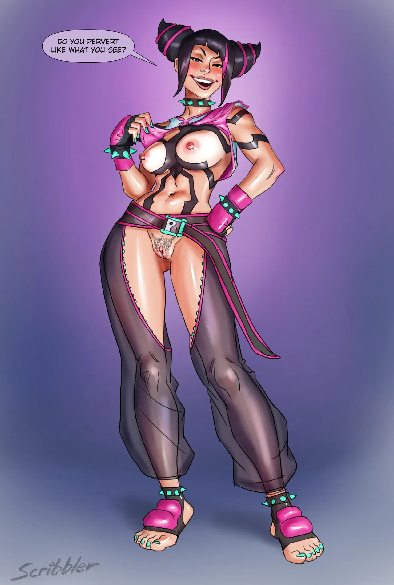 Street Fighter girls page 8 full