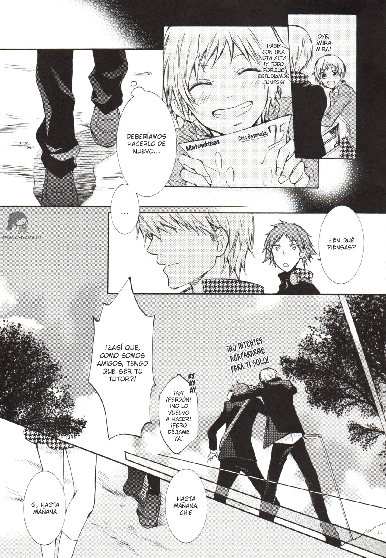 Un día, Chie y yo nos peleamos page 11 full