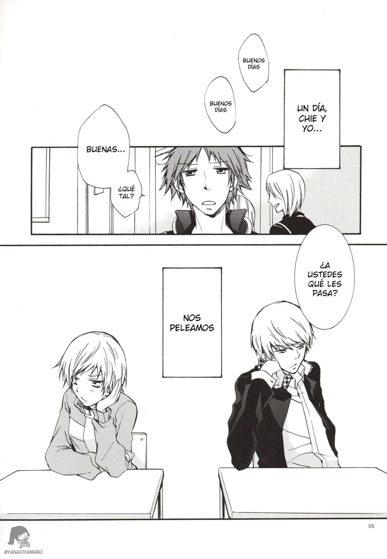 Un día, Chie y yo nos peleamos page 5 full