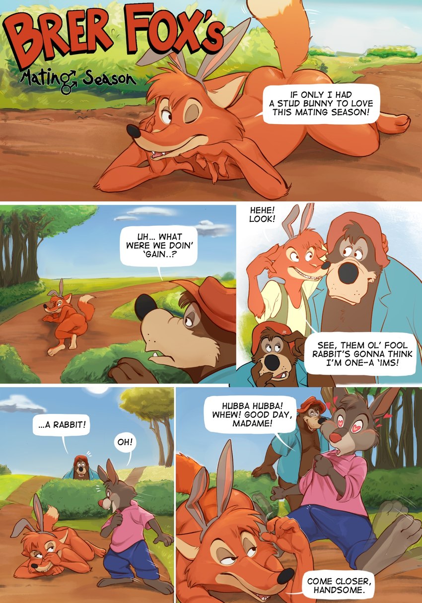 Br'er Fox's Mating Season page 1 full
