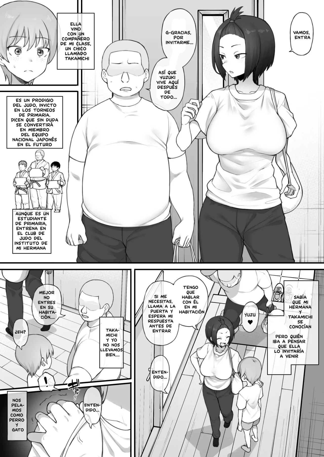 Chin Ochi Boisshu Shimai Zenpen 12P｜Las Hermanas Marimacho Corrompidas por un Pene ~Primera Parte~ 12 Páginas page 2 full