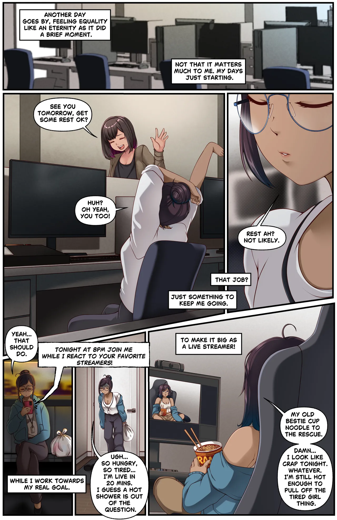Doughnation Dependency page 1 full