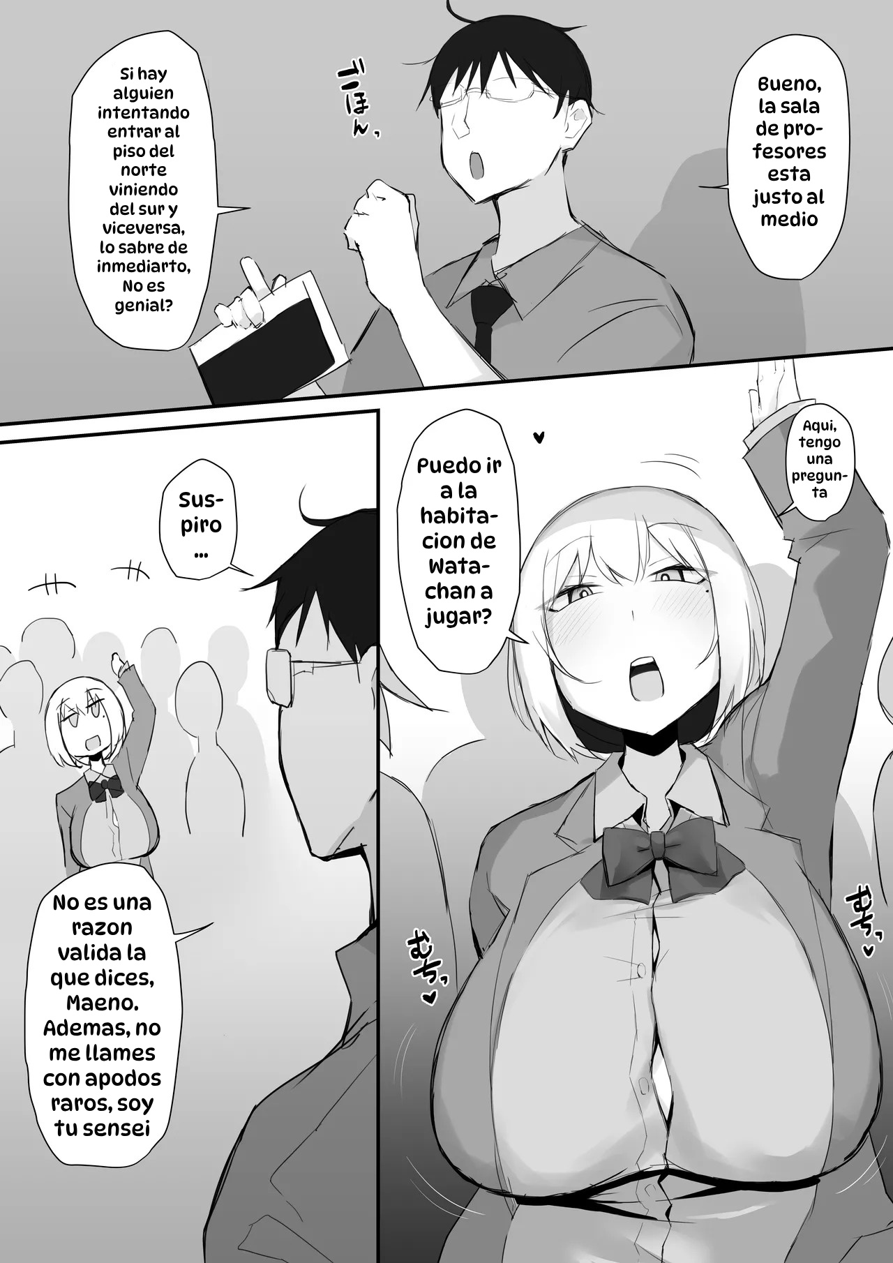 Gal JK wa Megane Sensei o Netoritai｜La Gal de Preparatoria Quiere Consolar Al Profesor Engañado page 5 full