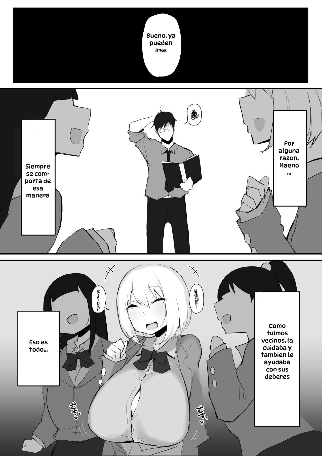 Gal JK wa Megane Sensei o Netoritai｜La Gal de Preparatoria Quiere Consolar Al Profesor Engañado page 7 full