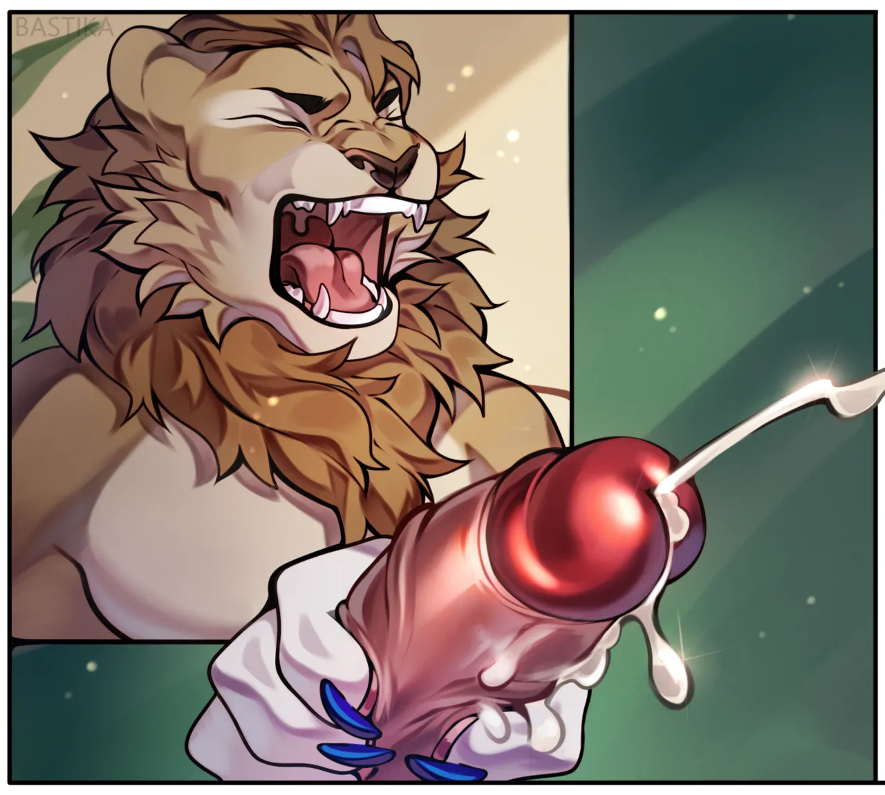 Foreskinned Feline Fellatio page 5 full