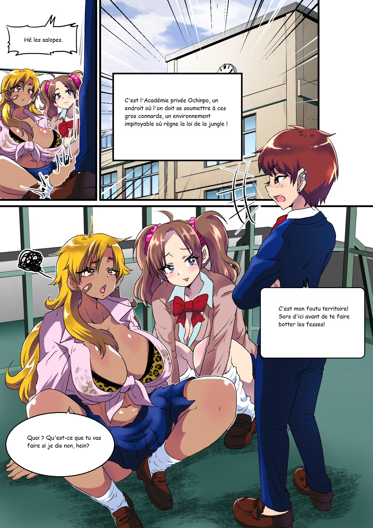 L'histoire de la façon dont je suis devenue une femme et comment j'ai été entraînée à être un trou de pénis pour le sexe par des filles futanari à grosses bites. page 2 full